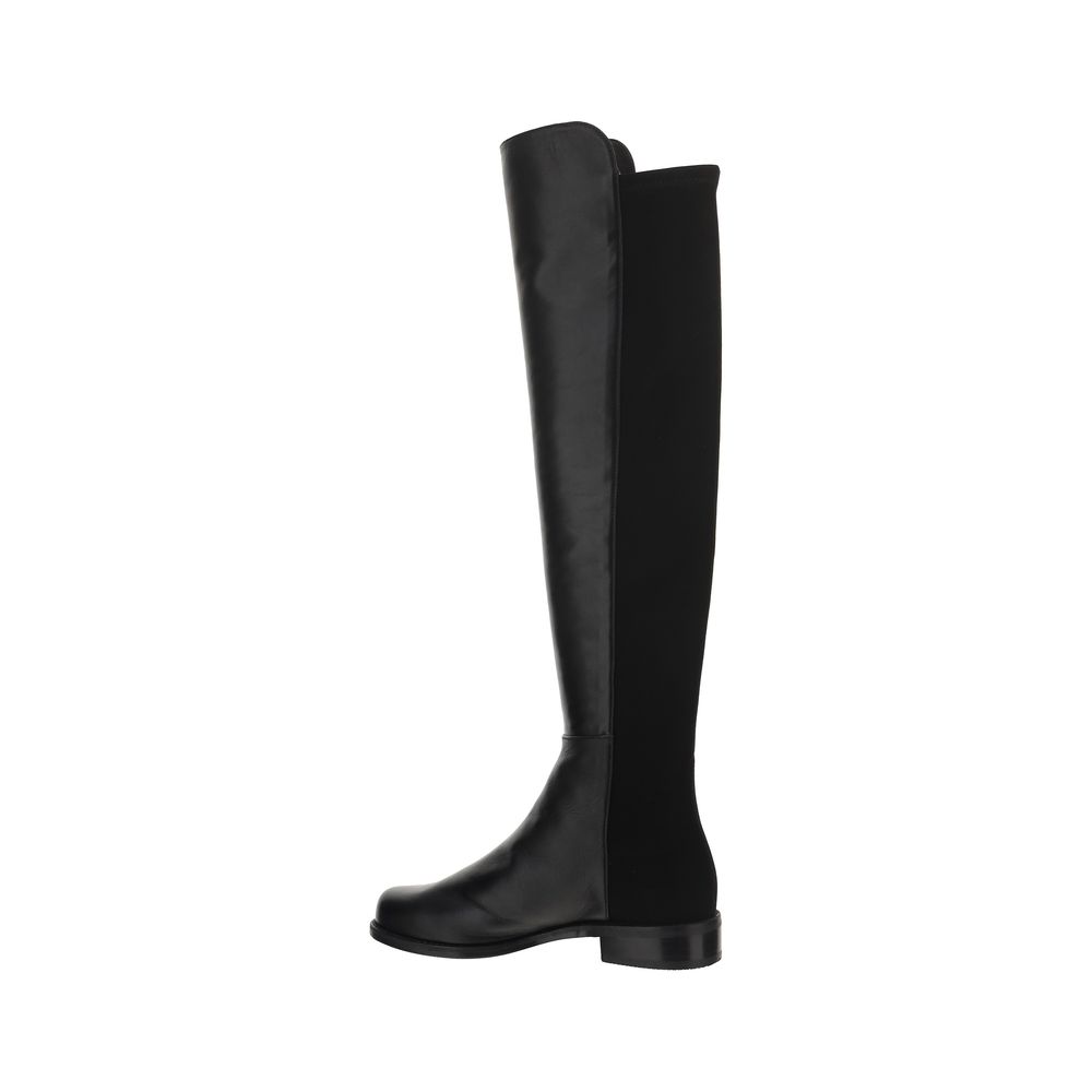 Black Rubber Over The Knee