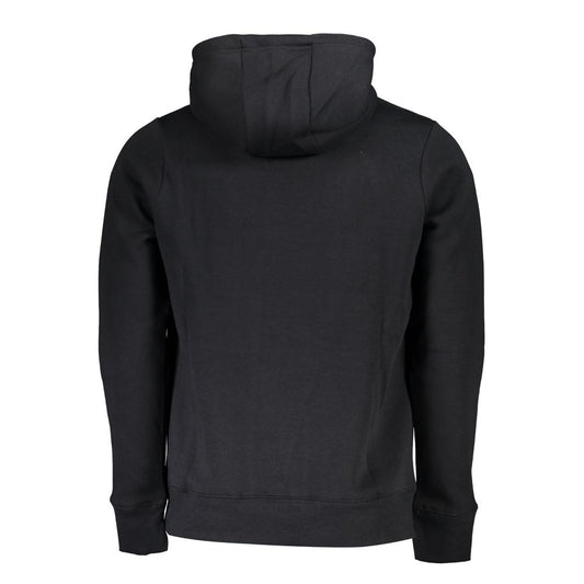 Black Cotton Men Sweater