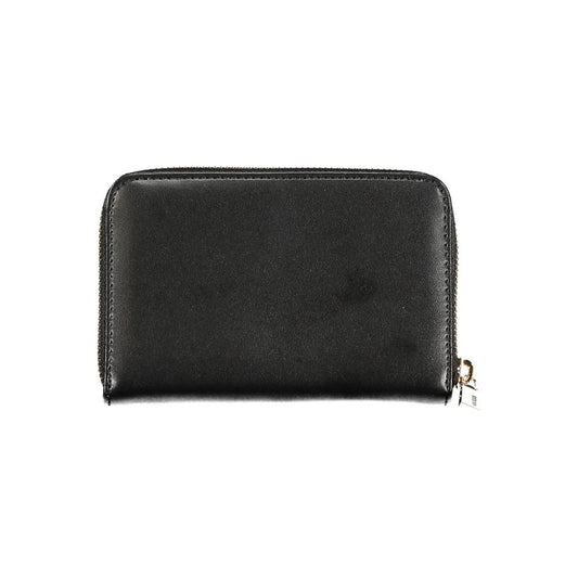 Nero Poliuretano Women Wallet