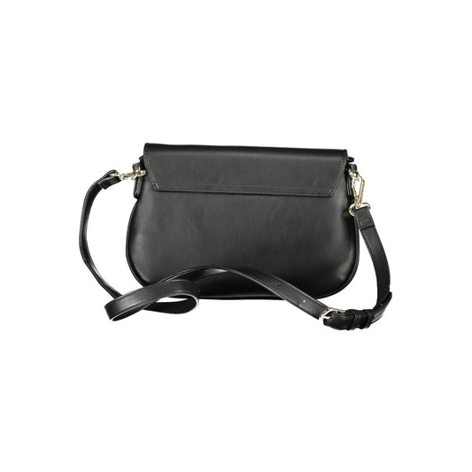 Nero Polyurethane Women Handbag