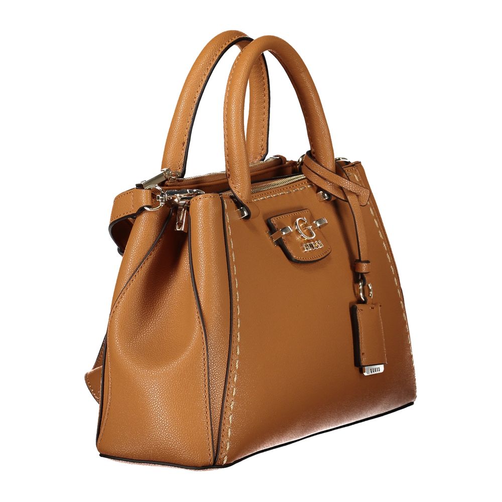 Brown Polyethylene Handbag
