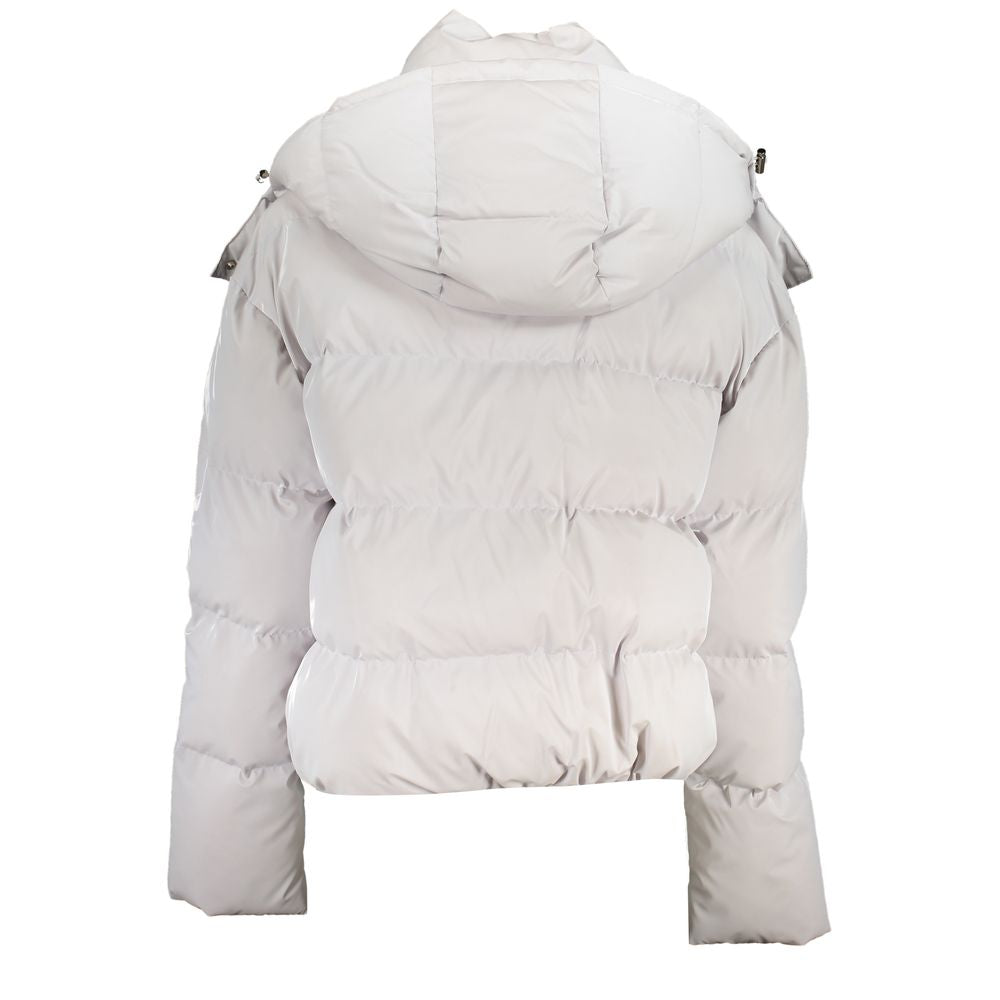 Bianco Poliuretano Women's Jacket