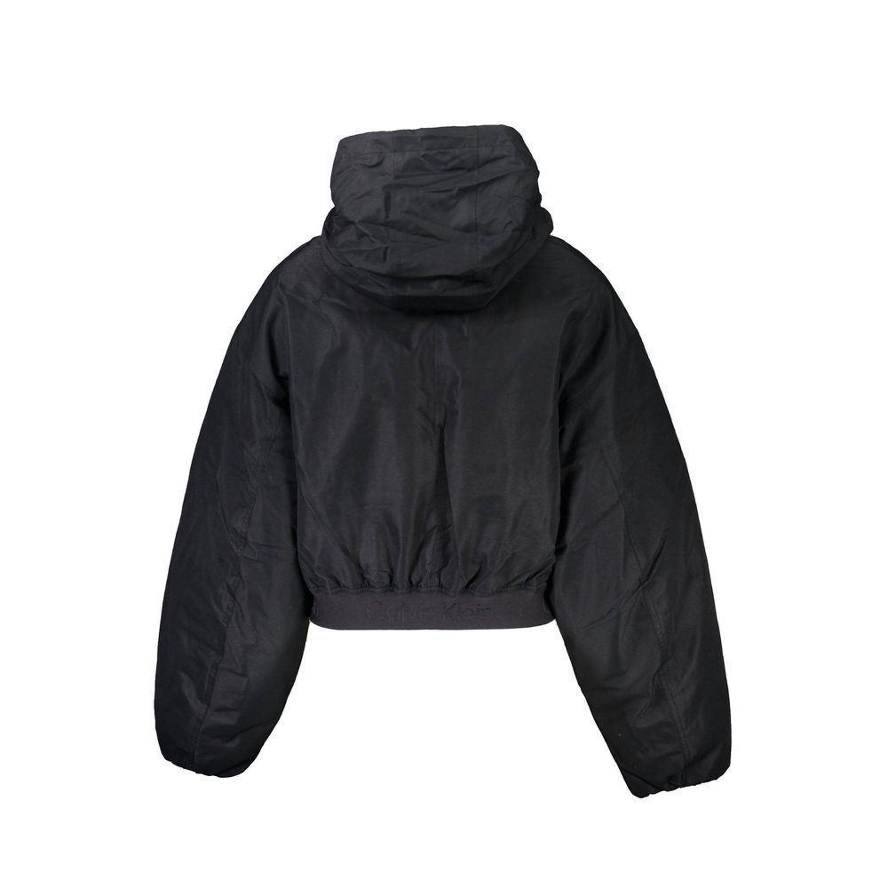 Black Polyester Women's Jacket