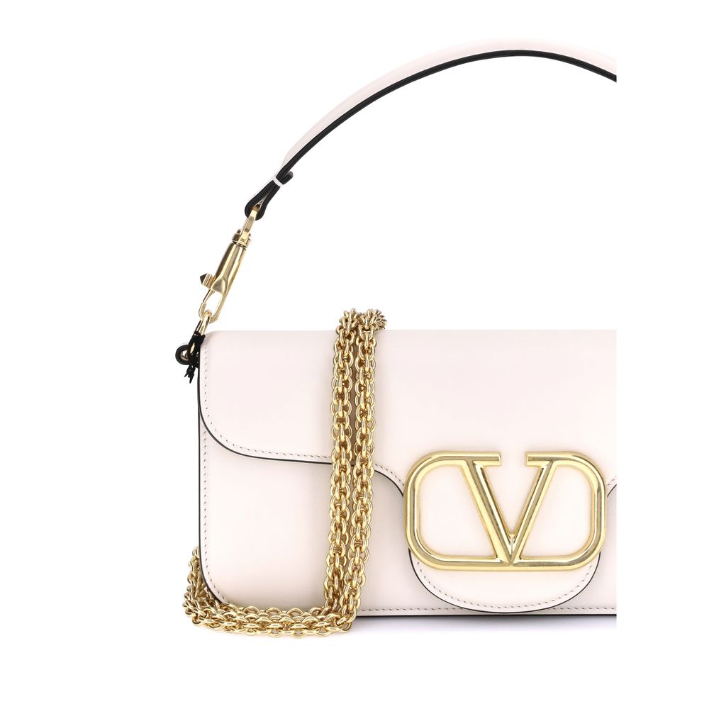 White Calf Leather Bos Taurus Shoulder Bag