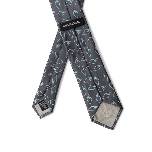 Gray Silk Tie
