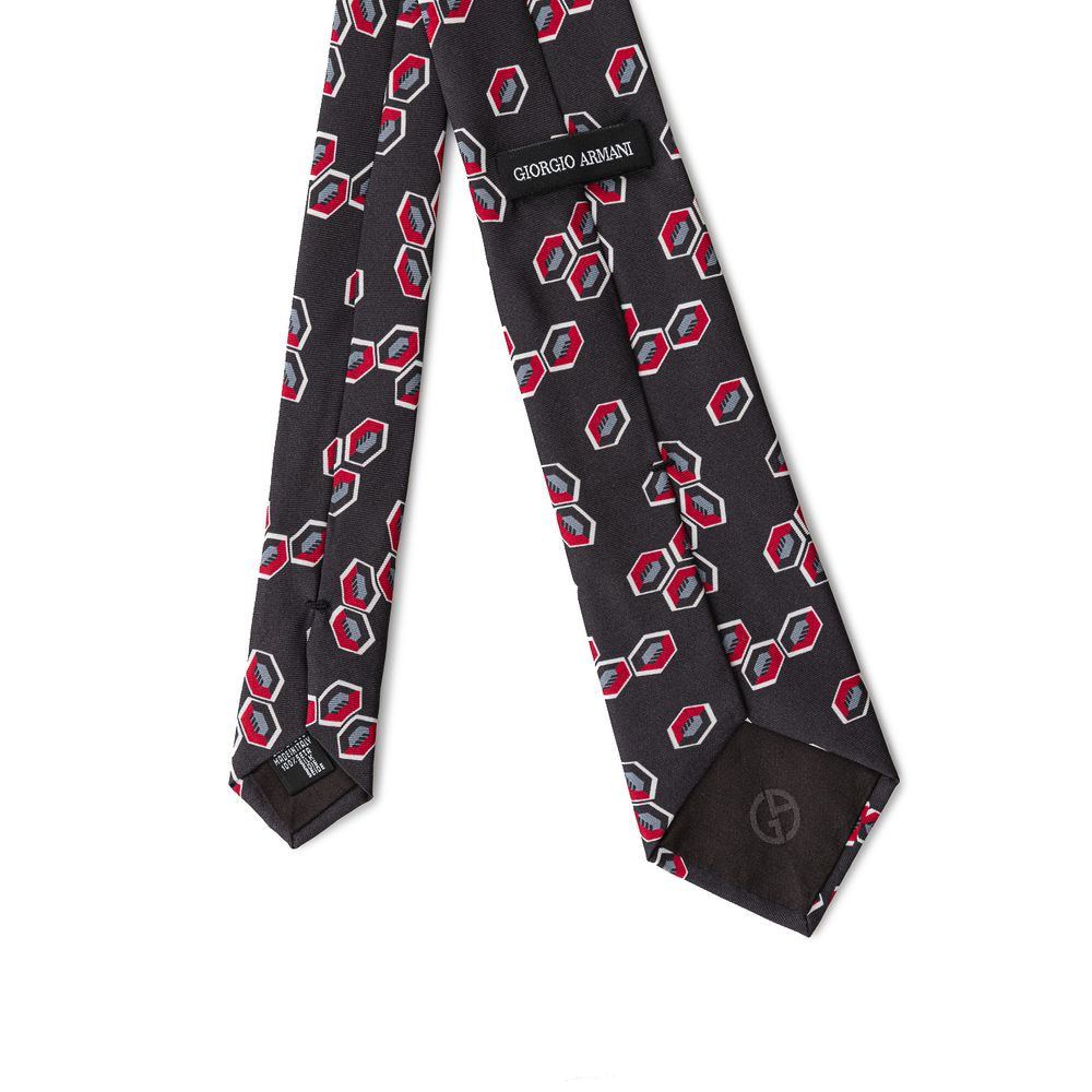 Gray Silk Tie