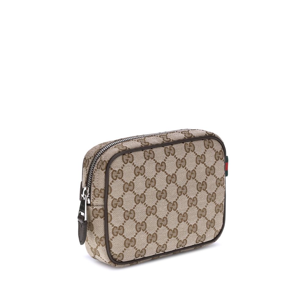Brown Polyester Shoulder Bag