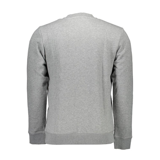 Gray Cotton Men Sweater