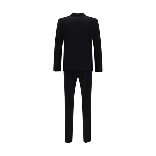 Black Fleece Wool Two-Piece Suit