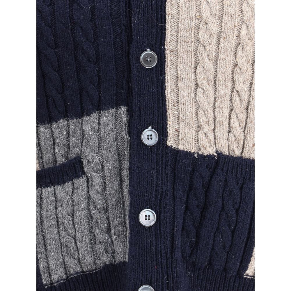 Multicolor Wool Cardigan