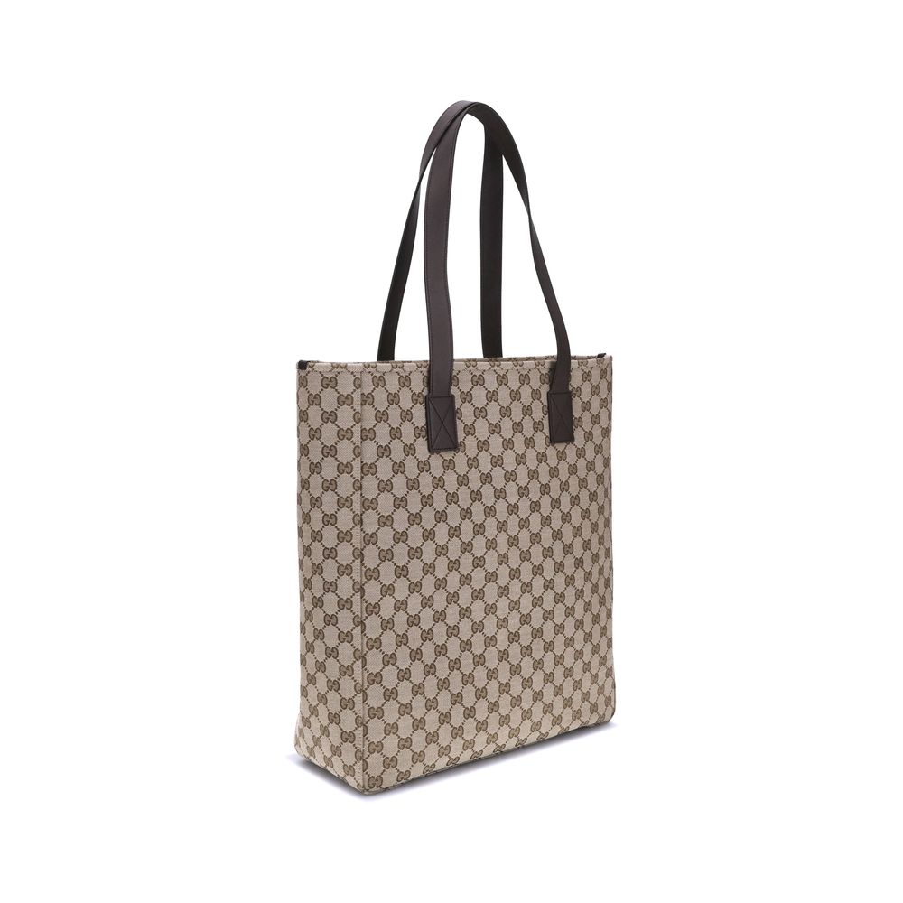 Brown Polyester Handbag