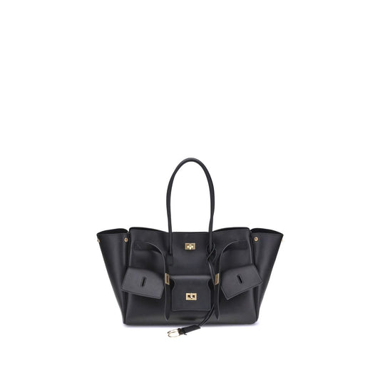 Black Calf Leather Bos Taurus Shoulder Bag