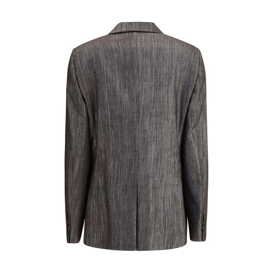 Bicolor Polyester Blazer