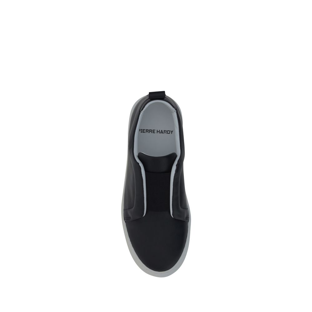 Black Calf Leather Bos Taurus Low Top Sneakers