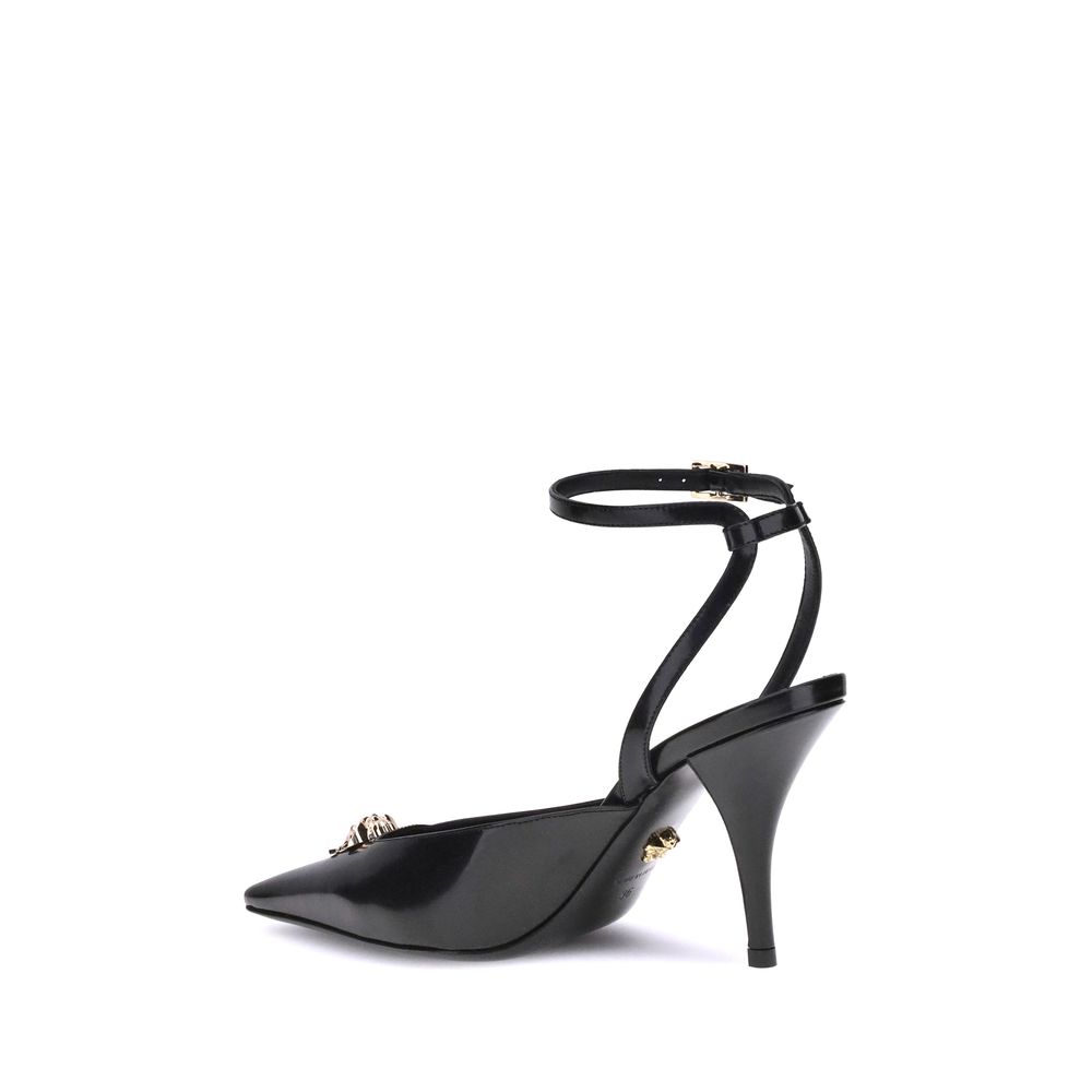 Black Calf Leather Bos Taurus Pumps