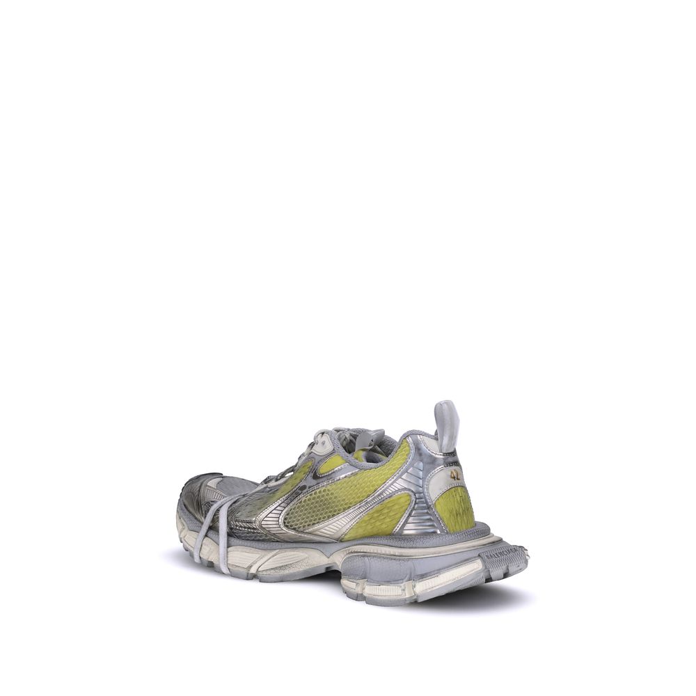 Yellow Polyethylene Athletic Sneakers