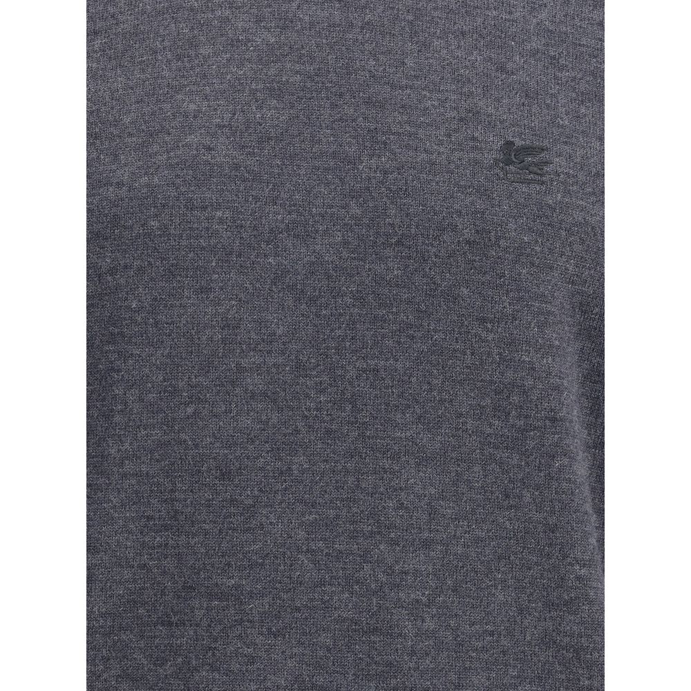 Gray Wool Turtleneck