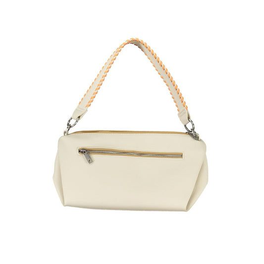 White Polyurethane Womens Handbag