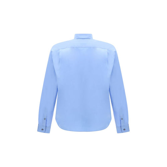 Blue Cotton Dress Shirt