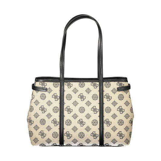 Beige Cotton Handbag