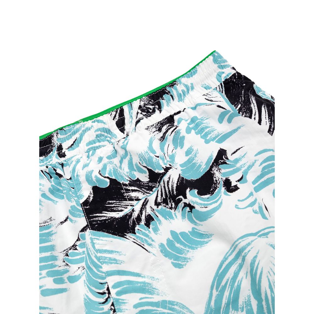 White Polyamide Swim Shorts
