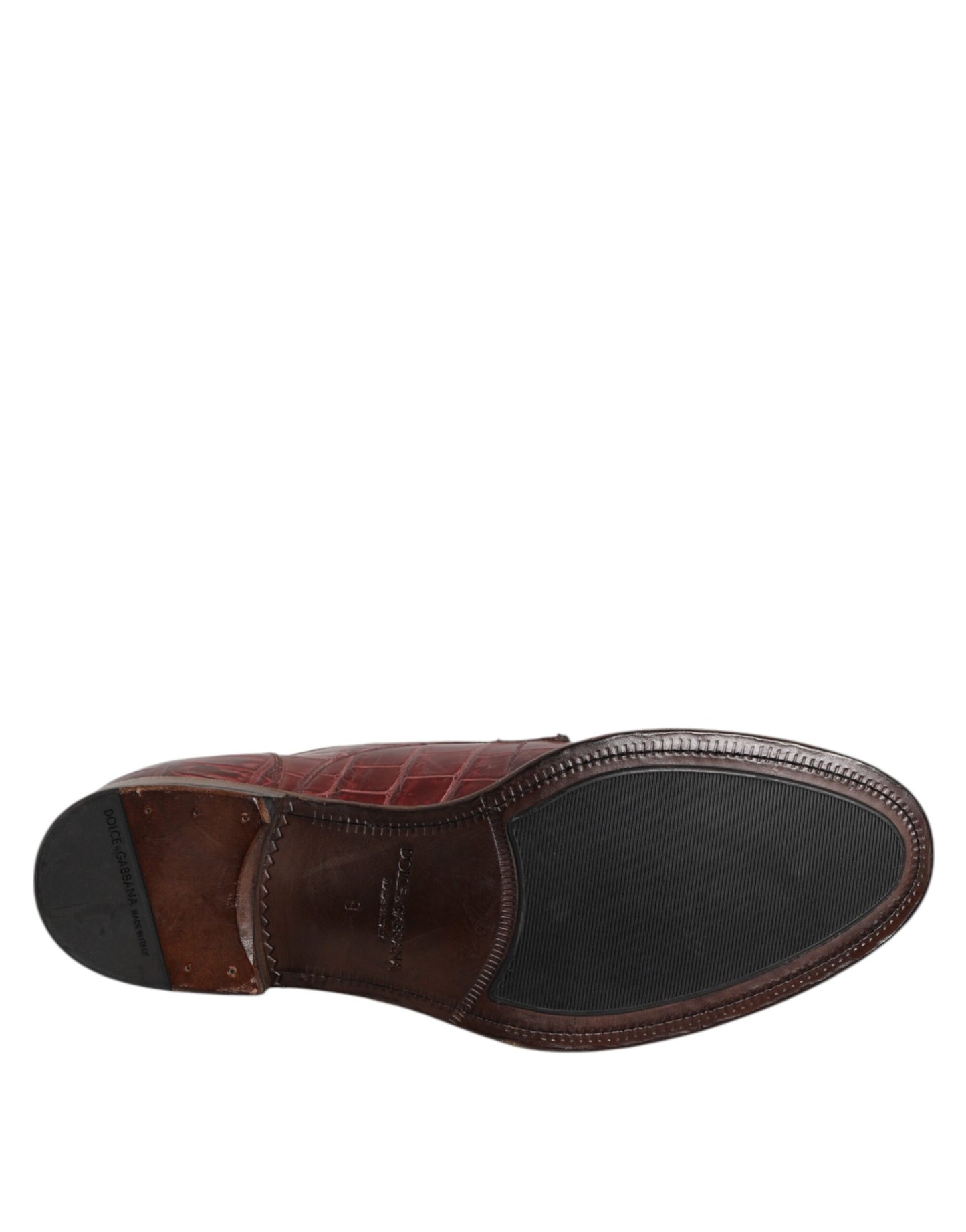 Burgundy Leather Lace Up Derby Dress Shoes