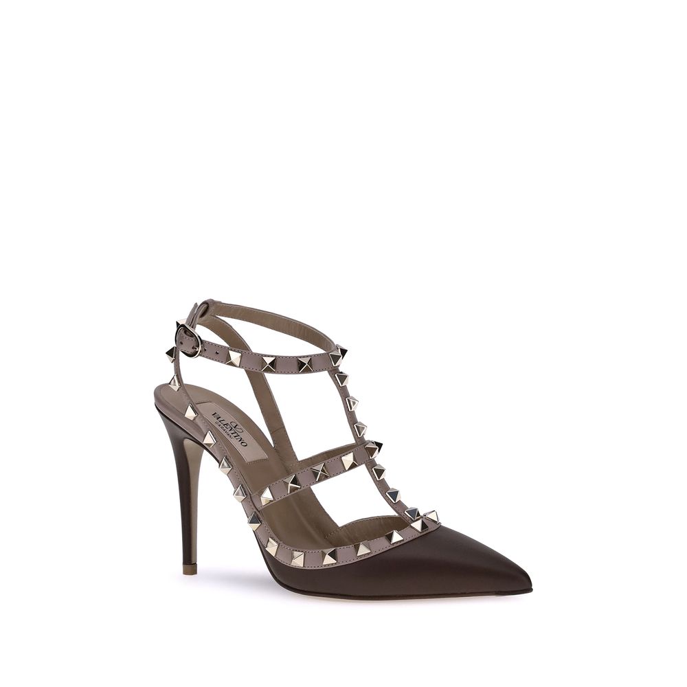 Black Calf Leather Bos Taurus High Heel Pumps
