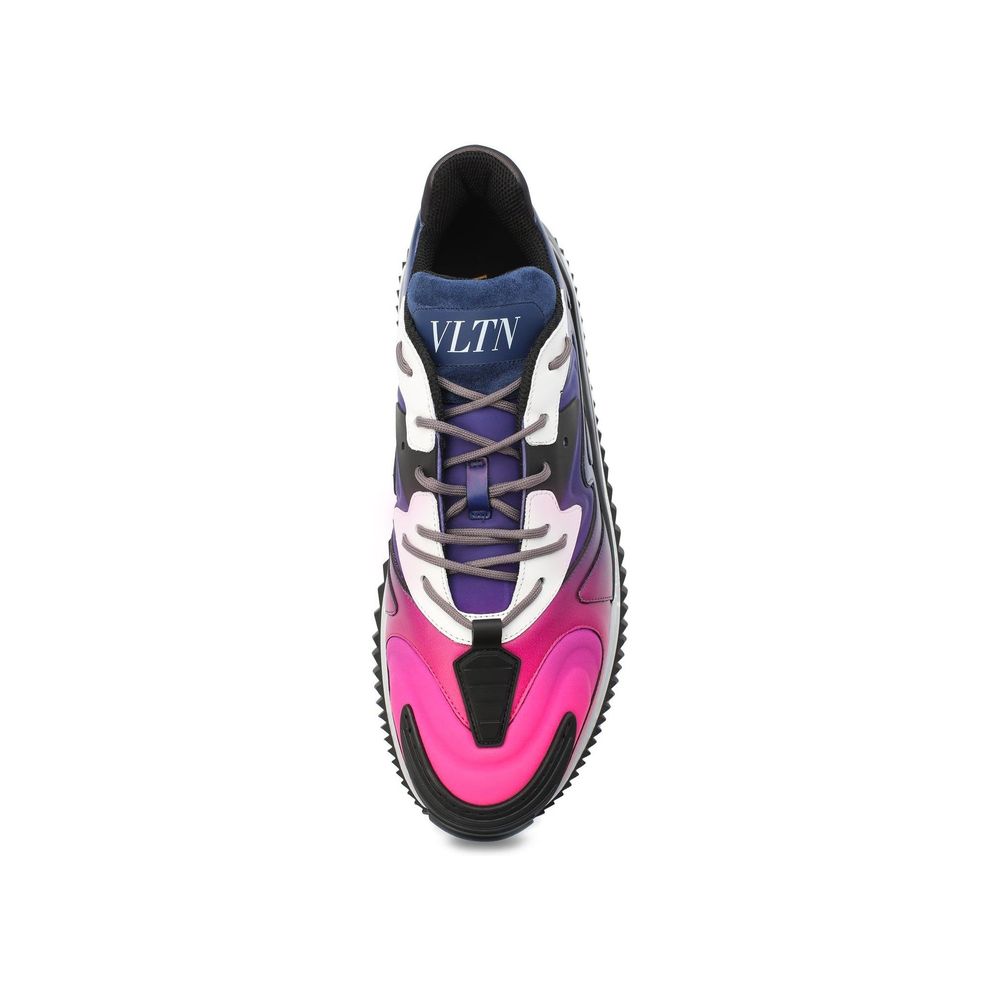 Black Calfskin Athletic Sneakers