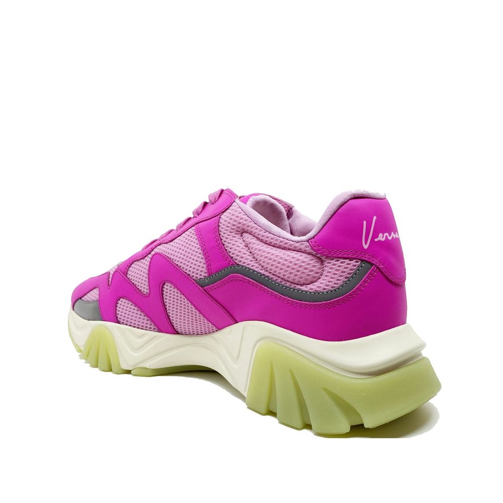 Multicolor Leather Chunky Sneakers