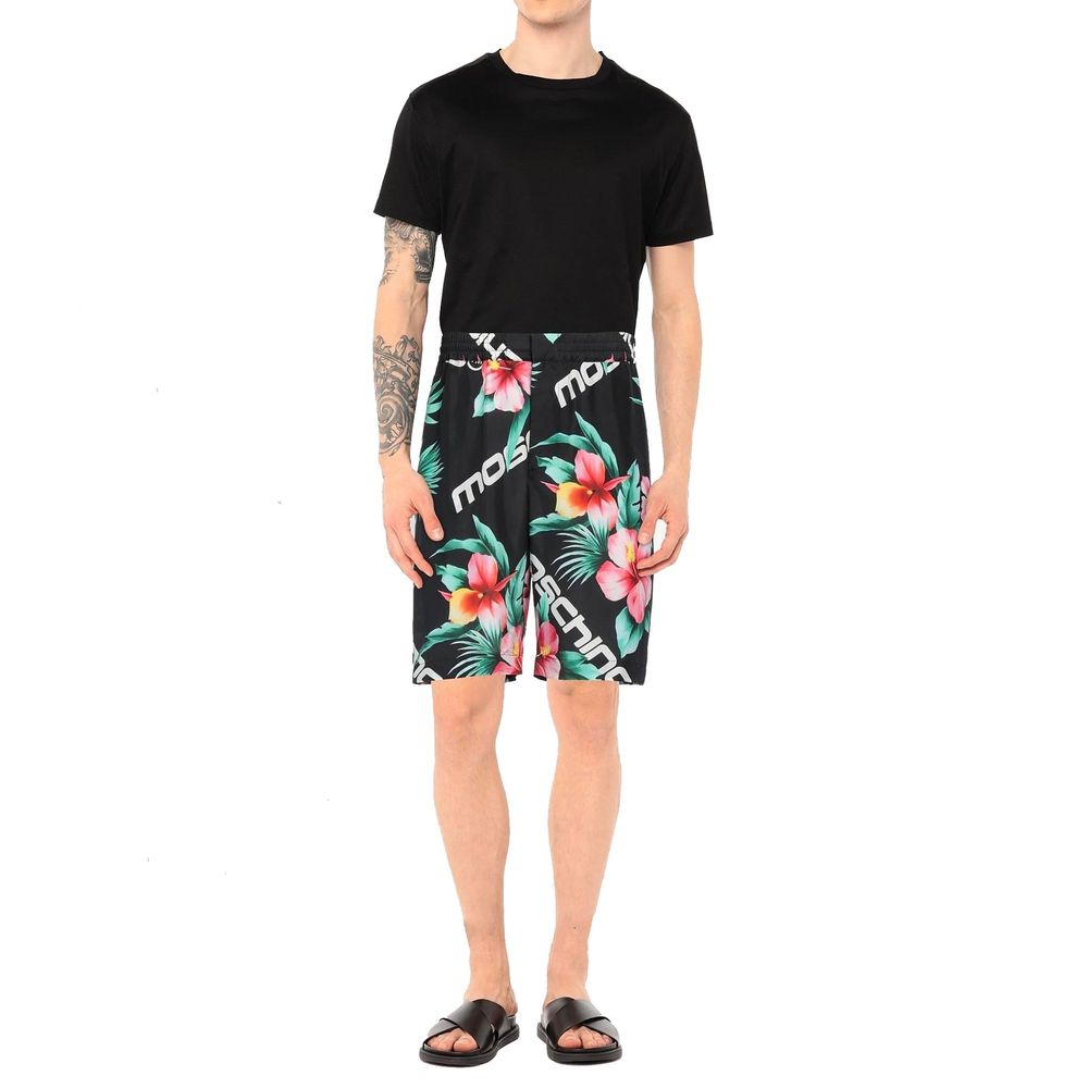 Black Silk Short And Mini Shorts