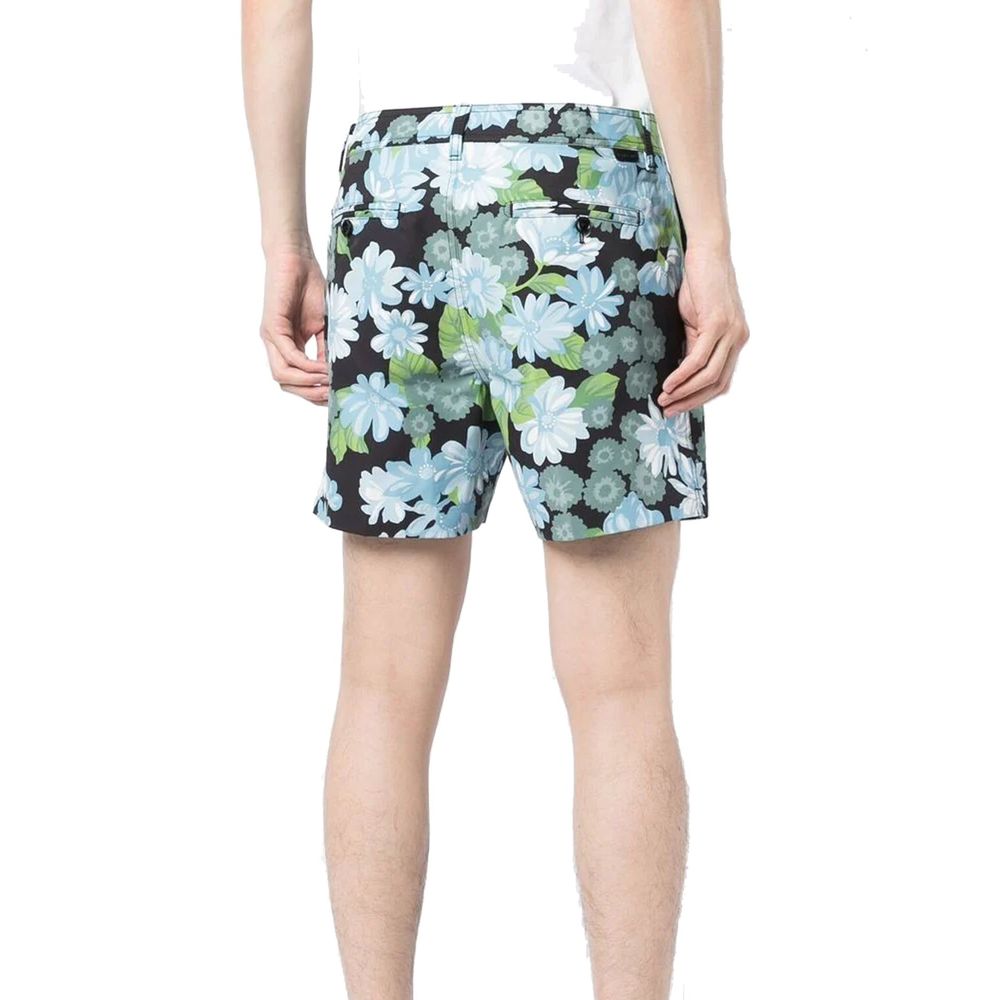Blue Cotton Shorts