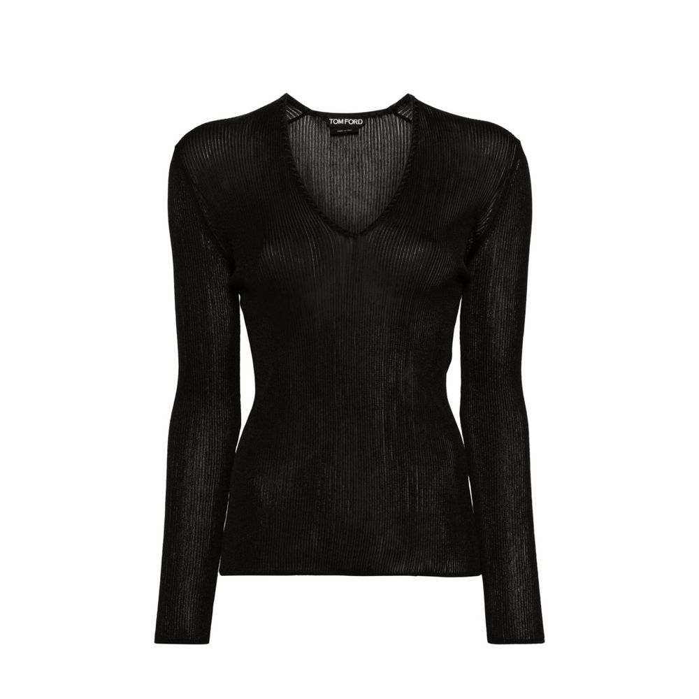 Black Polyamide Tank Tops