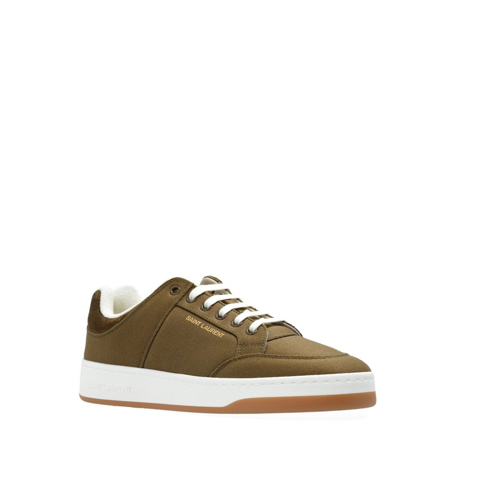 Green Fabric Sneakers