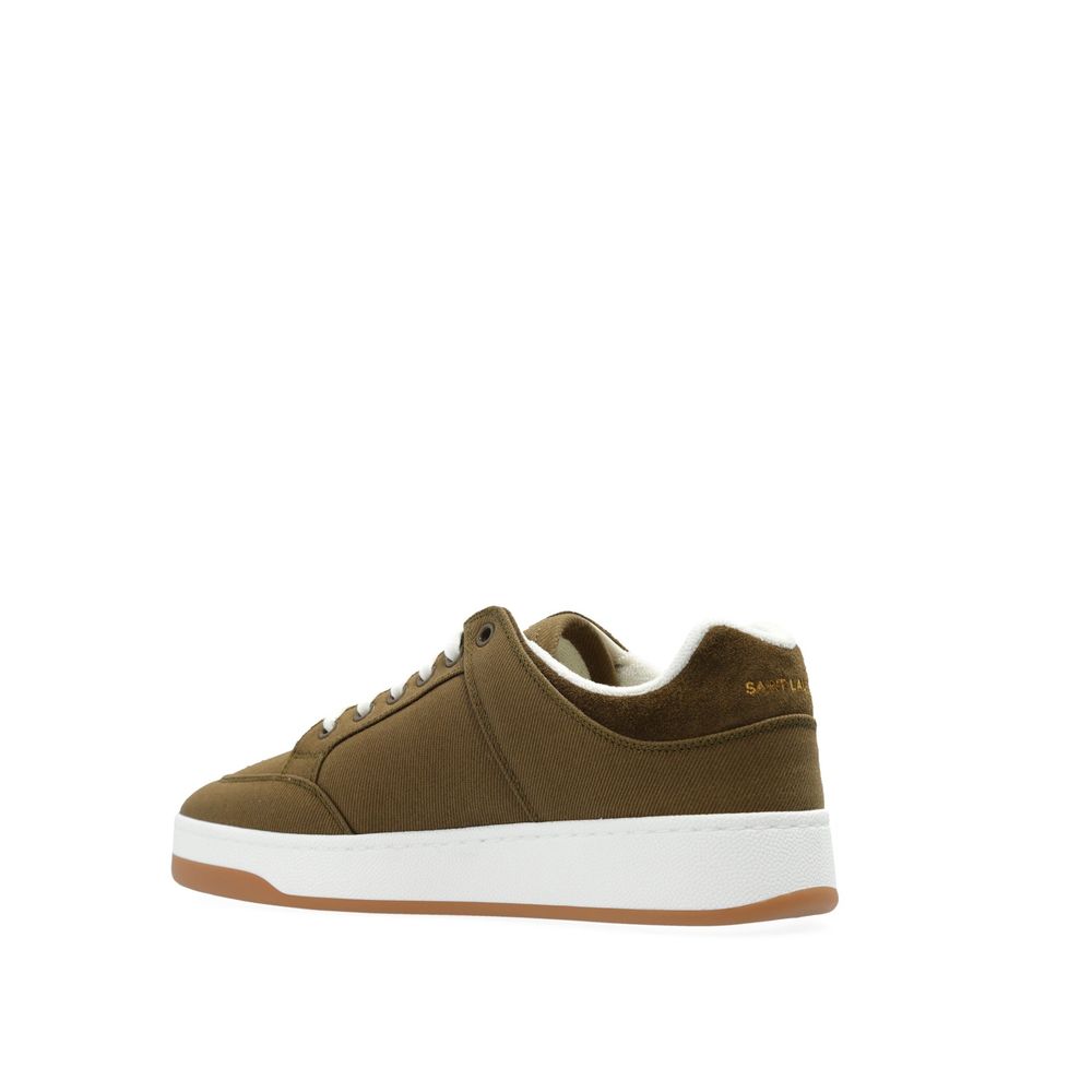 Green Fabric Sneakers