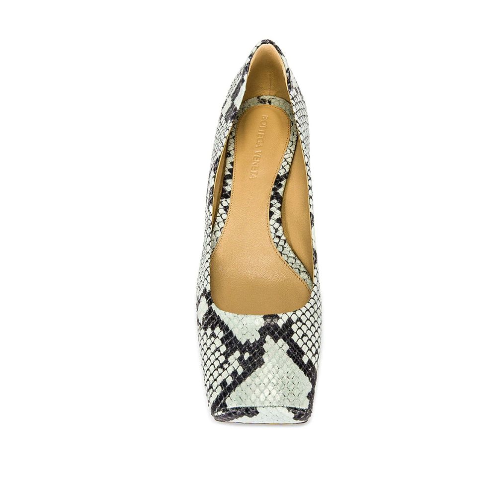 Green Calfskin Ballet Flats