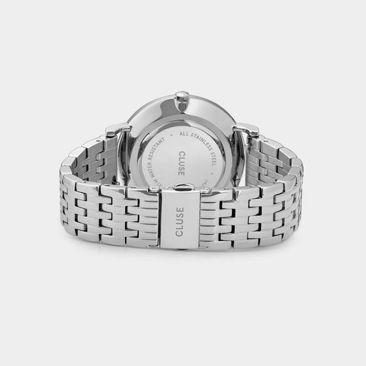 Silver Stainless Steel Dress Watch