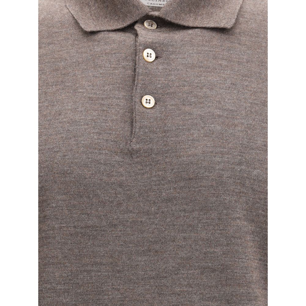Brown Cashmere Dress Shirt