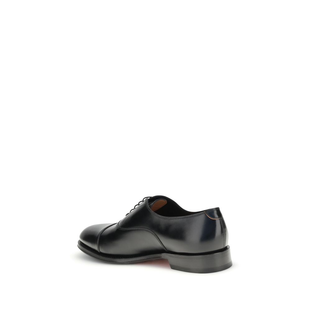 Black Calf Leather Bos Taurus Oxfords And Derbies