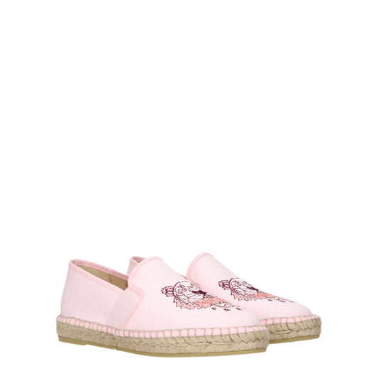 Pink Fabric Espadrilles