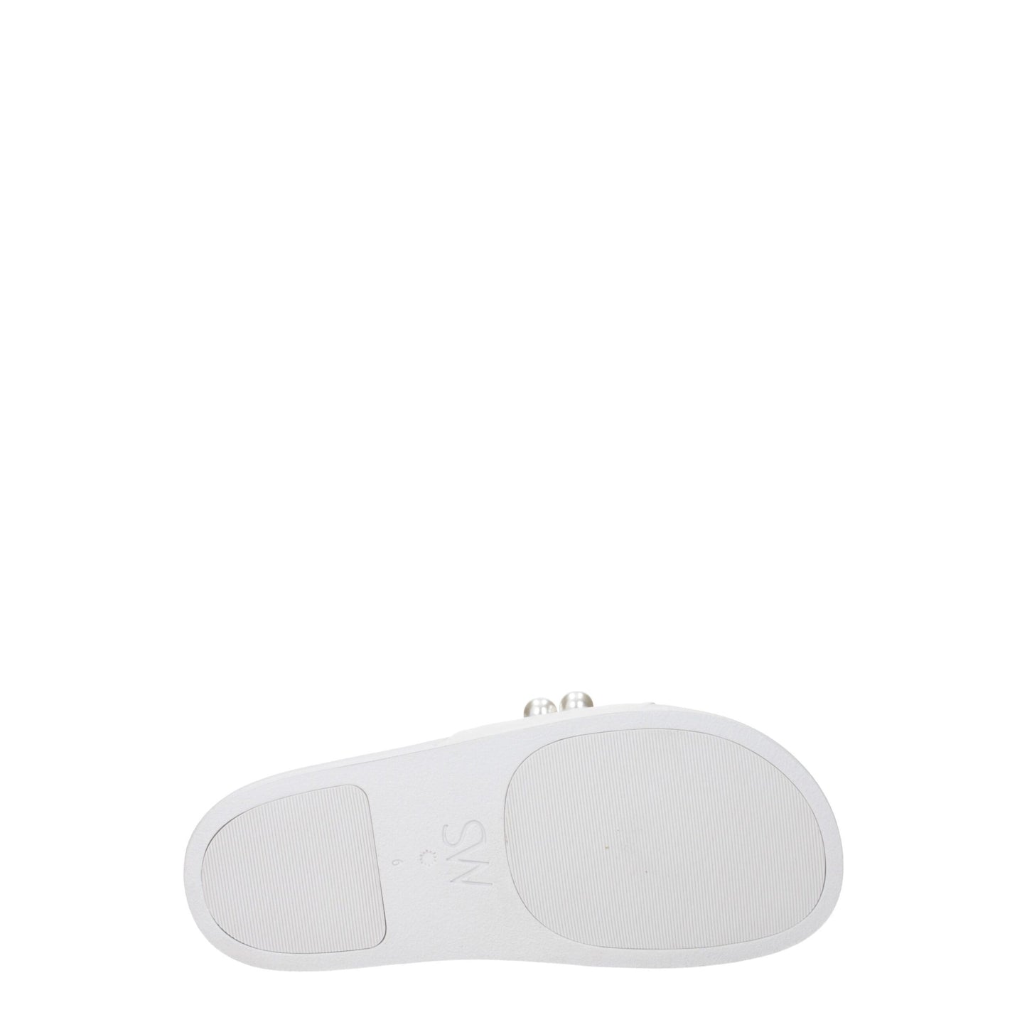White Leather Slippers