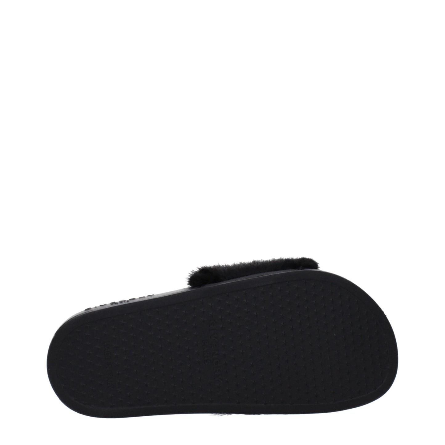 Black Cotton Slippers