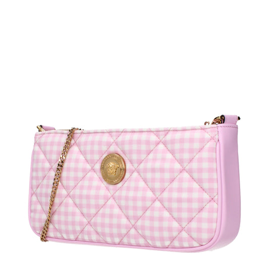 Pink Fabric Shoulder Bag