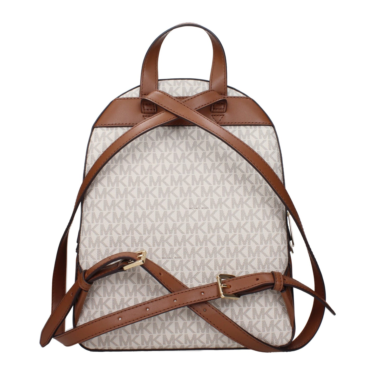 Beige Fabric Backpack