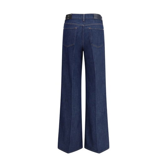 Blue Cotton Jeans Denim