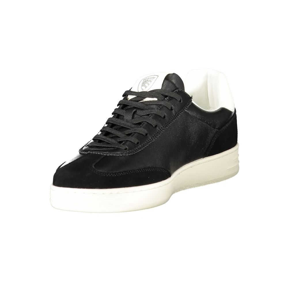 Black Polyester Sneaker