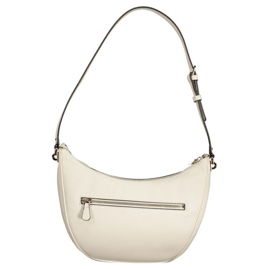 White Polyethylene Women Handbag