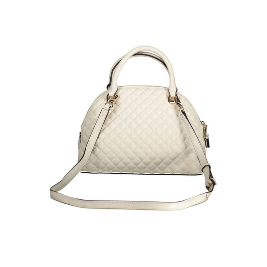 White Polyethylene Women Handbag