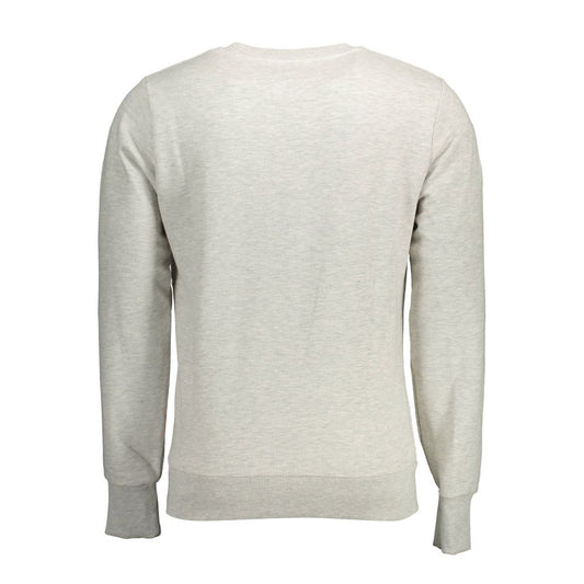 Gray Cotton Men Sweater