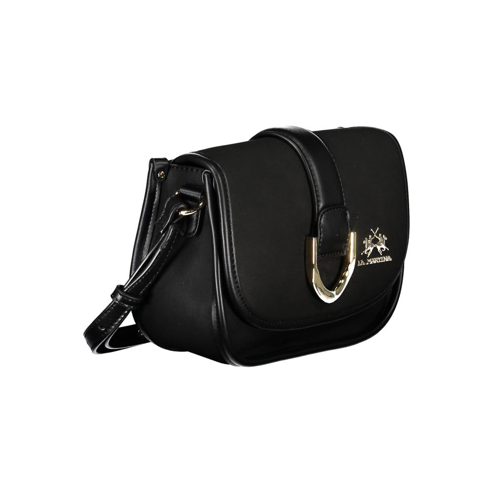 Nero Polyurethane Women Shoulder Bag