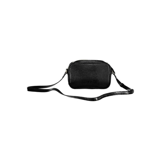 Black Polyethylene Shoulder Bag